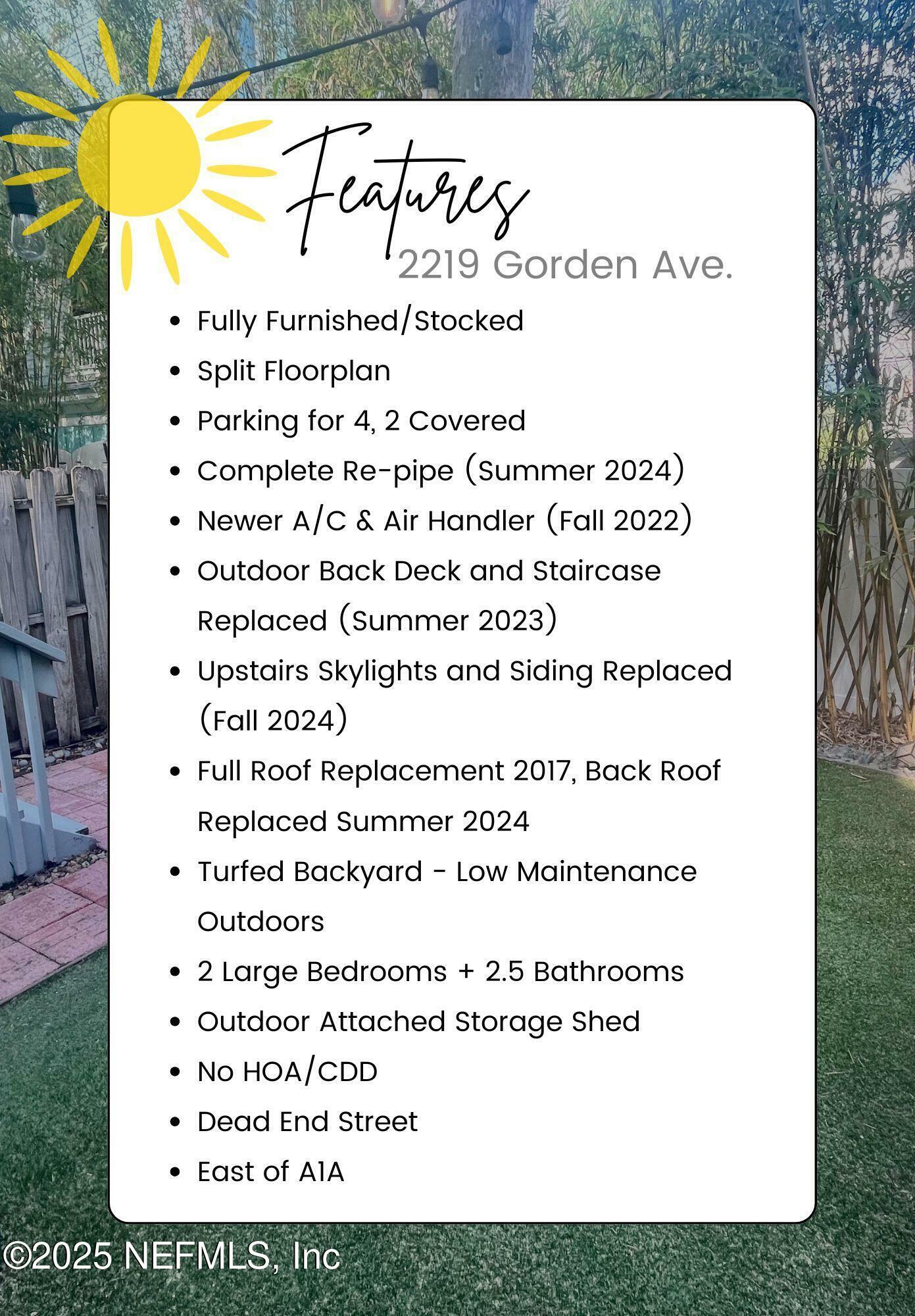 Property Photo: 2219 Gorden Avenue FL 32250