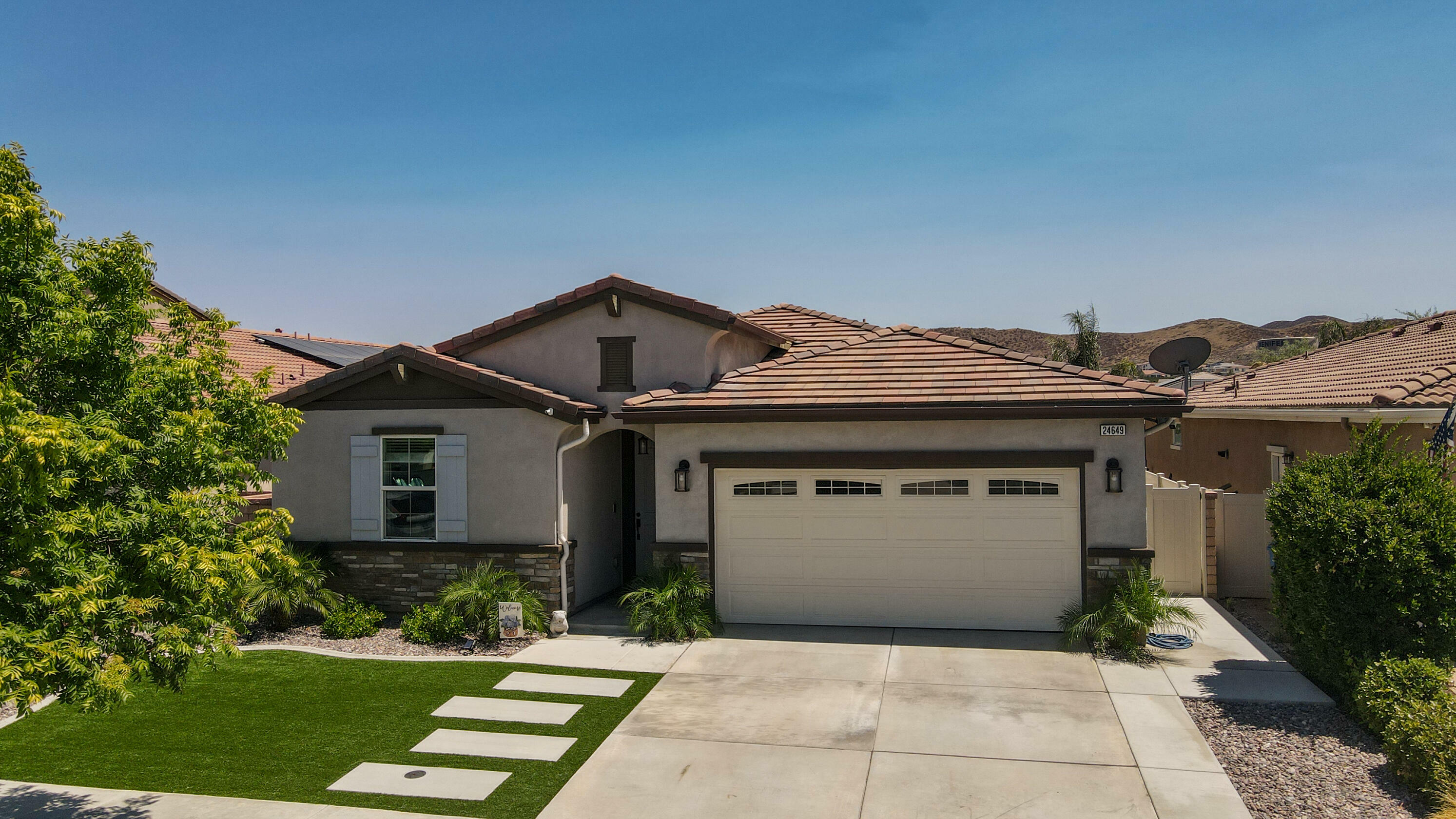 Property Photo: 24649 Blue Feather Circle CA 92587