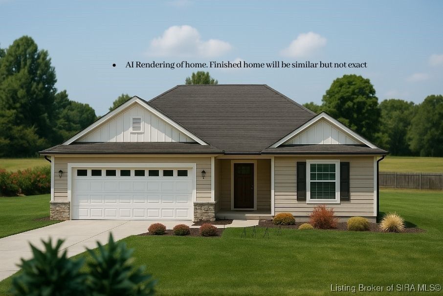 Property Photo:  1032 Dunbarton Way Lot 205  IN 47122 