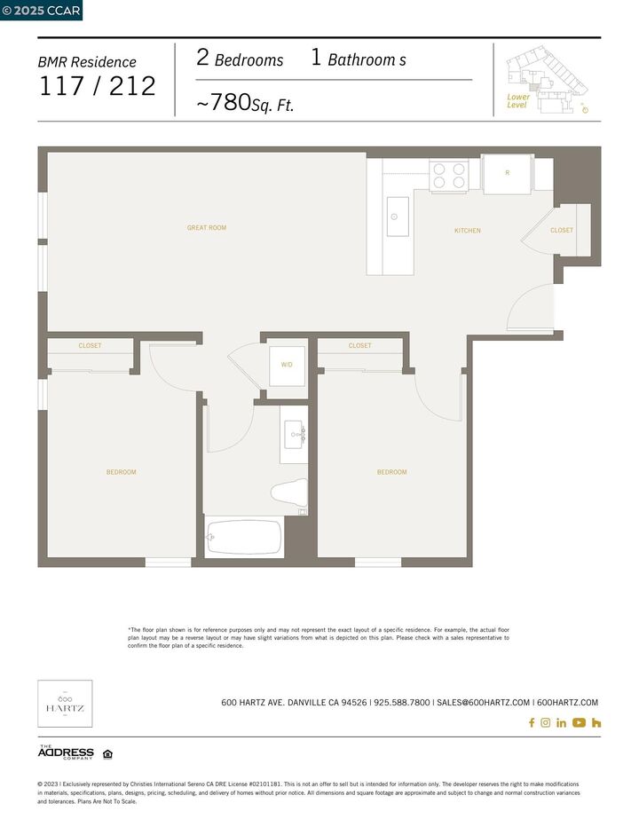 Property Photo: 600 Hartz Ave 117 CA 94526