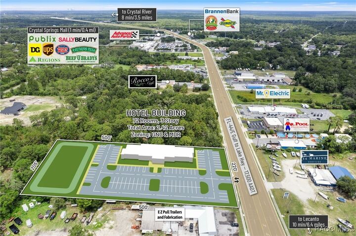 Property Photo: 6552 W Gulf To Lake Highway FL 34429