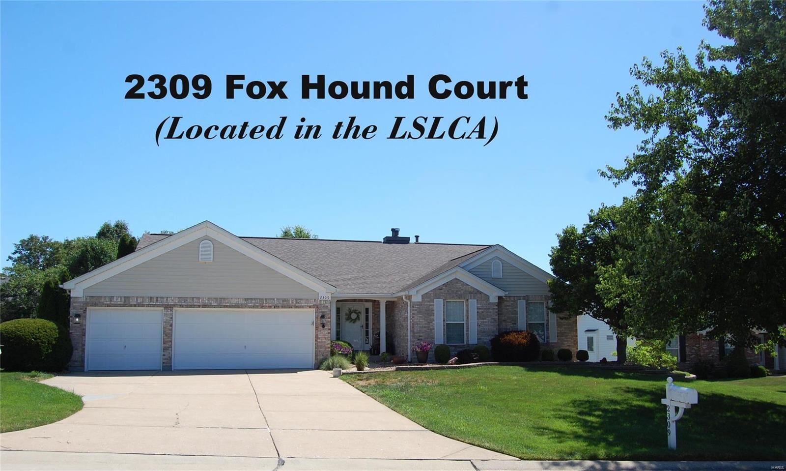 Property Photo: 2309 Fox Hound Court MO 63367