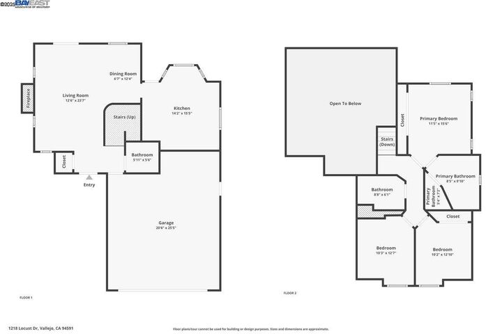 Property Photo:  1218 Locust Dr  CA 94591 