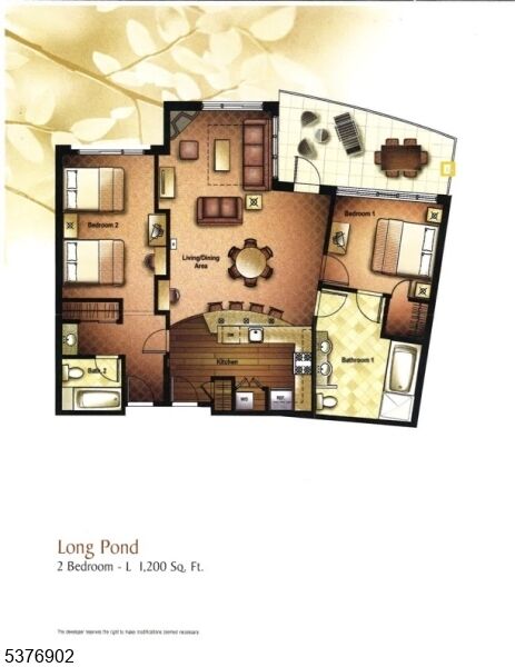 Property Photo:  3 Wild Turkey Way Unit 224 226  NJ 07419 