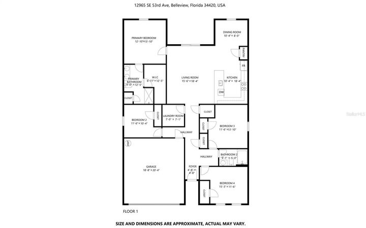 Property Photo: 12965 SE 53rd Avenue FL 34420