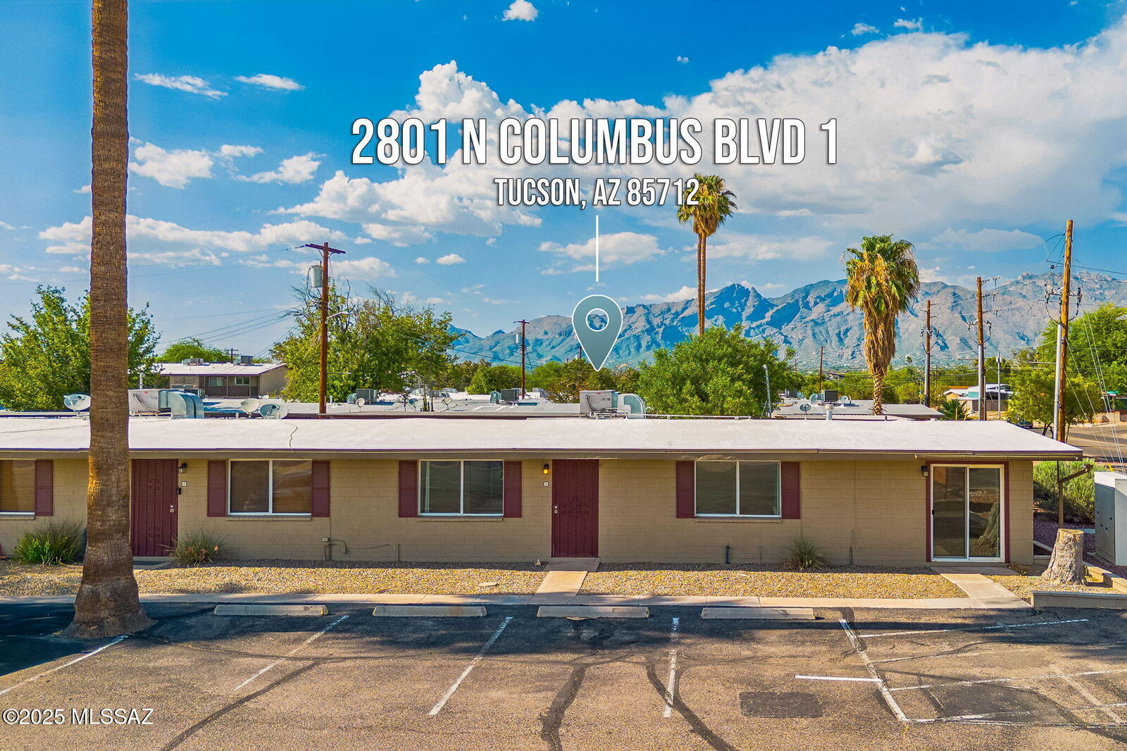 Property Photo:  2801 N Columbus Boulevard Apt 1  AZ 85712 