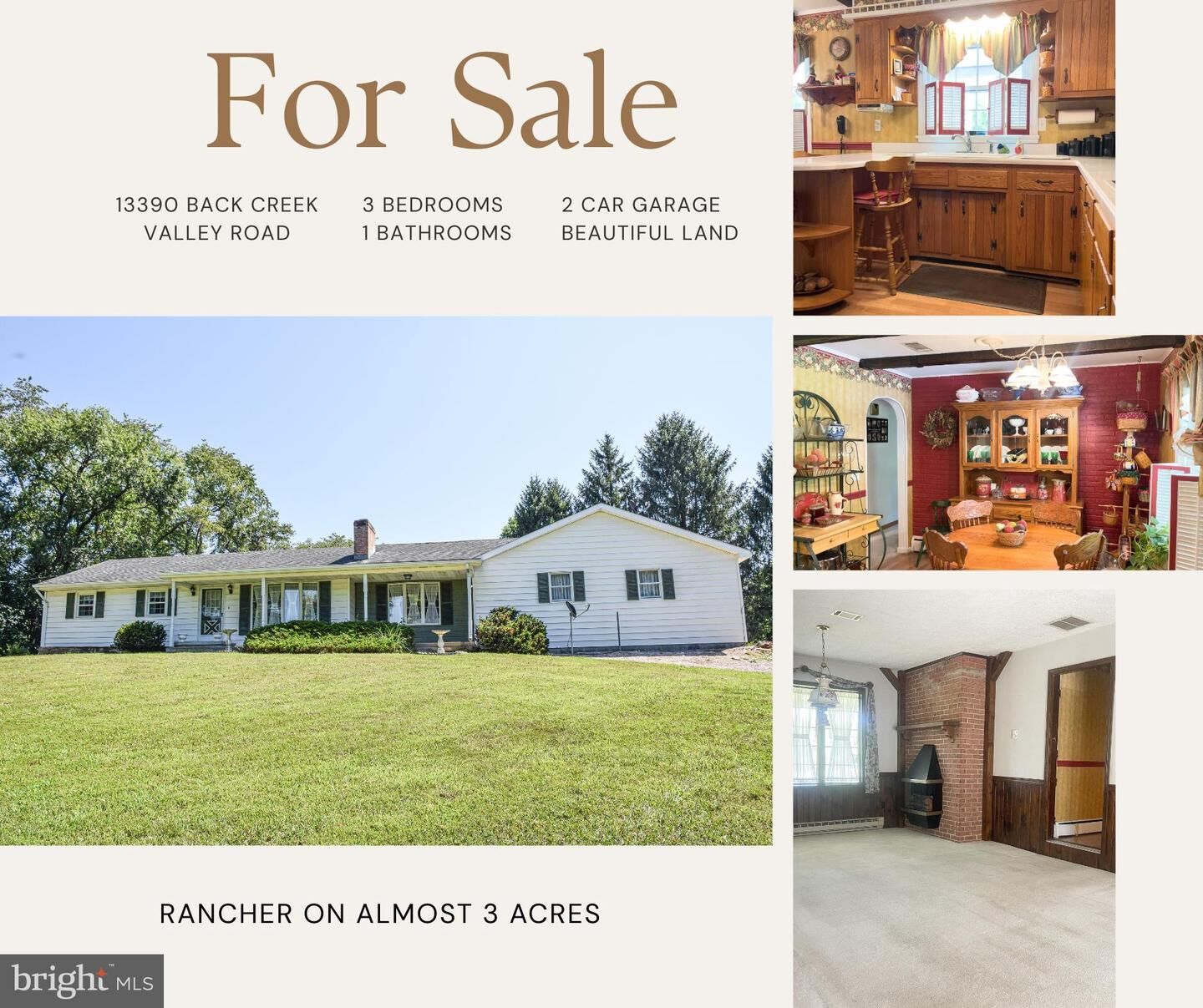 Property Photo:  13390 Back Creek Valley Road  WV 25427 