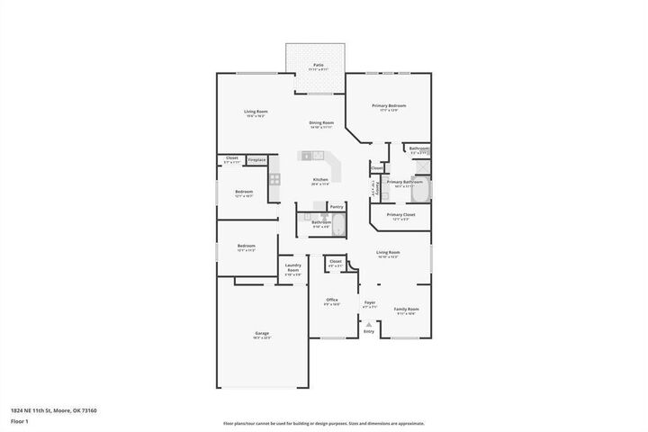 Property Photo:  1824 NE 11th Street  OK 73160 