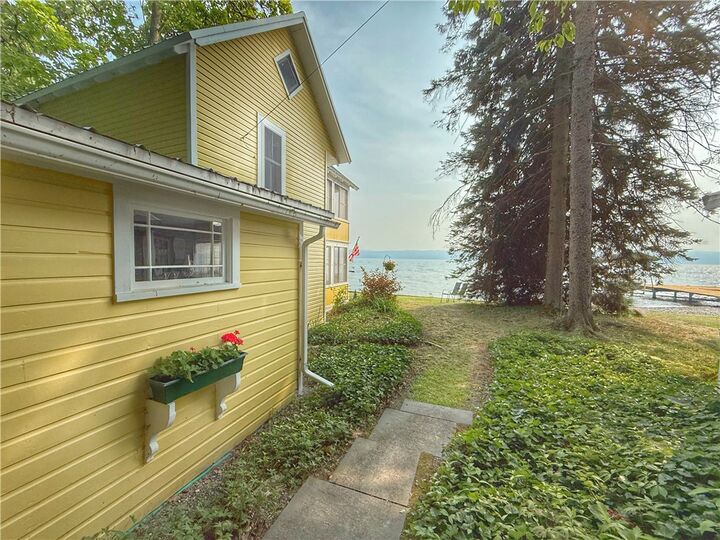 Property Photo:  8119 Bainbridge Beach Road  NY 14847 