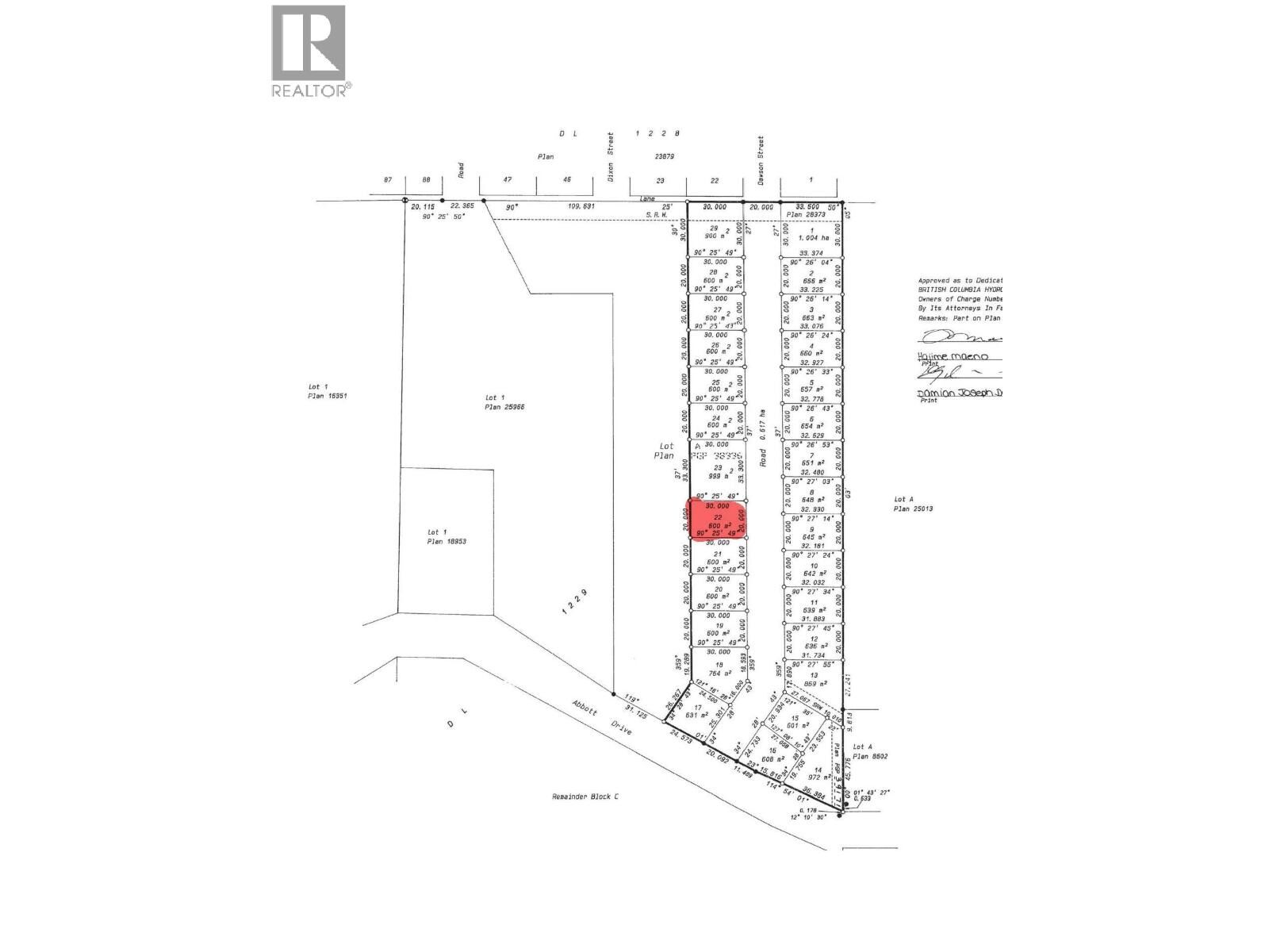 Photo de la propriété:  Lot 22 Dawson Street  BC V2J 6A9 
