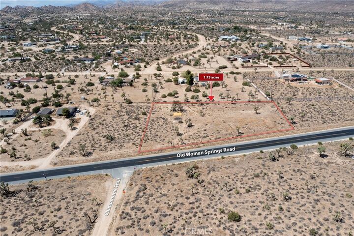 Property Photo: 1 Old Woman Springs Rd CA 92284