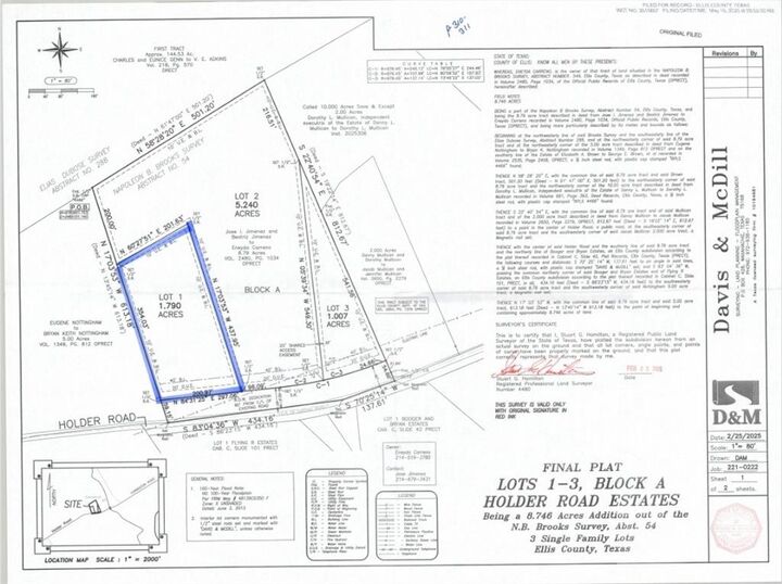 Property Photo:  Tbd Holder Lot 1 Road  TX 75165 