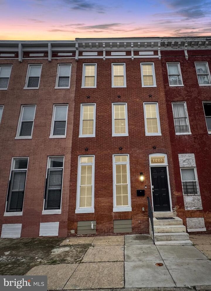 Property Photo: 1223 Valley Street MD 21202