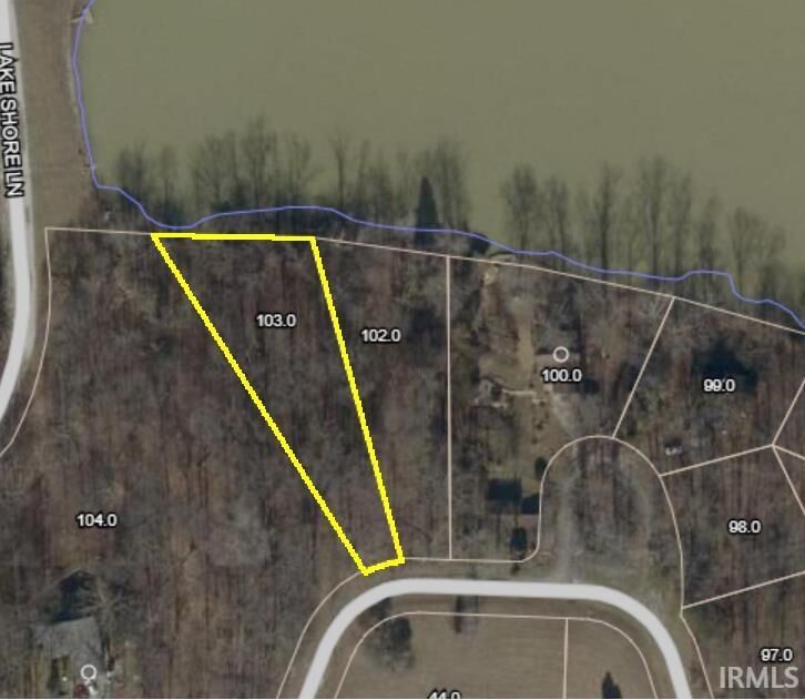 Property Photo:  Lot #43 Lake Shore Lane  IN 47542 