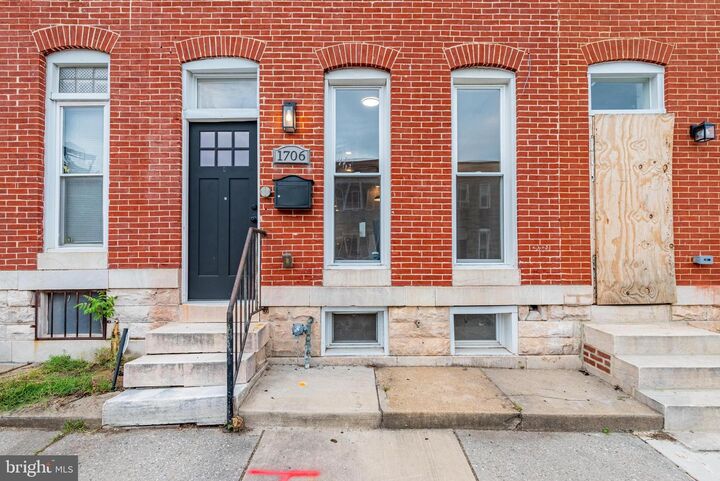 Property Photo: 1706 E Federal Street MD 21213