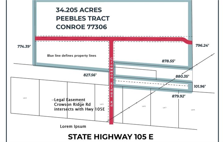 Property Photo: Tbd # Crowson Ridge Road TX 77306