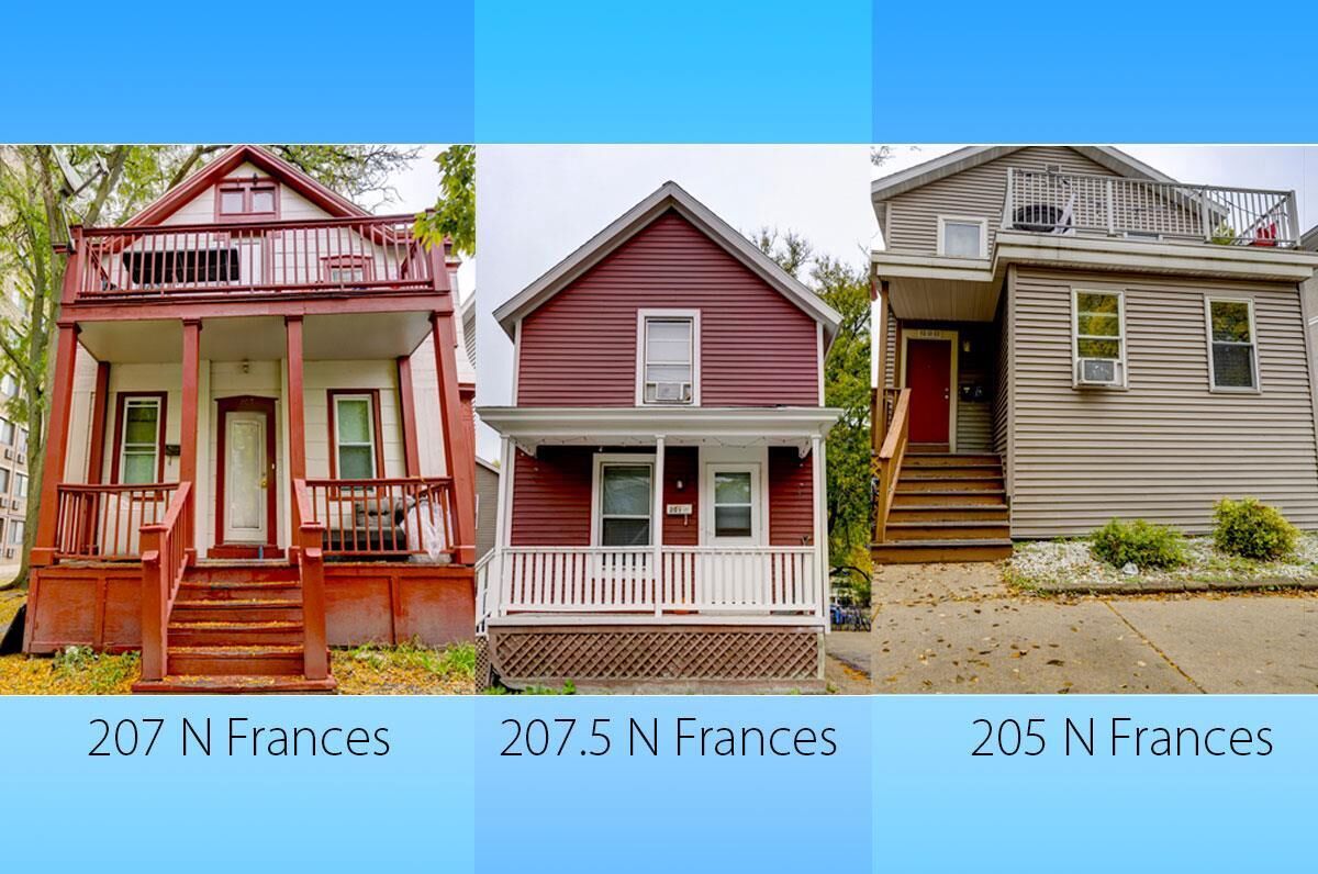 Property Photo:  207/207.5/205 North Frances Street  WI 53703 