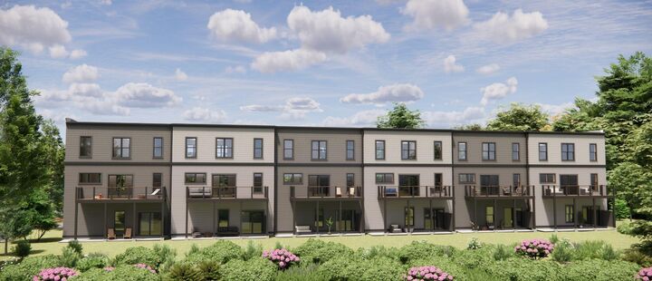 Property Photo:  1 Railroad Square Townhome C  ME 04096 