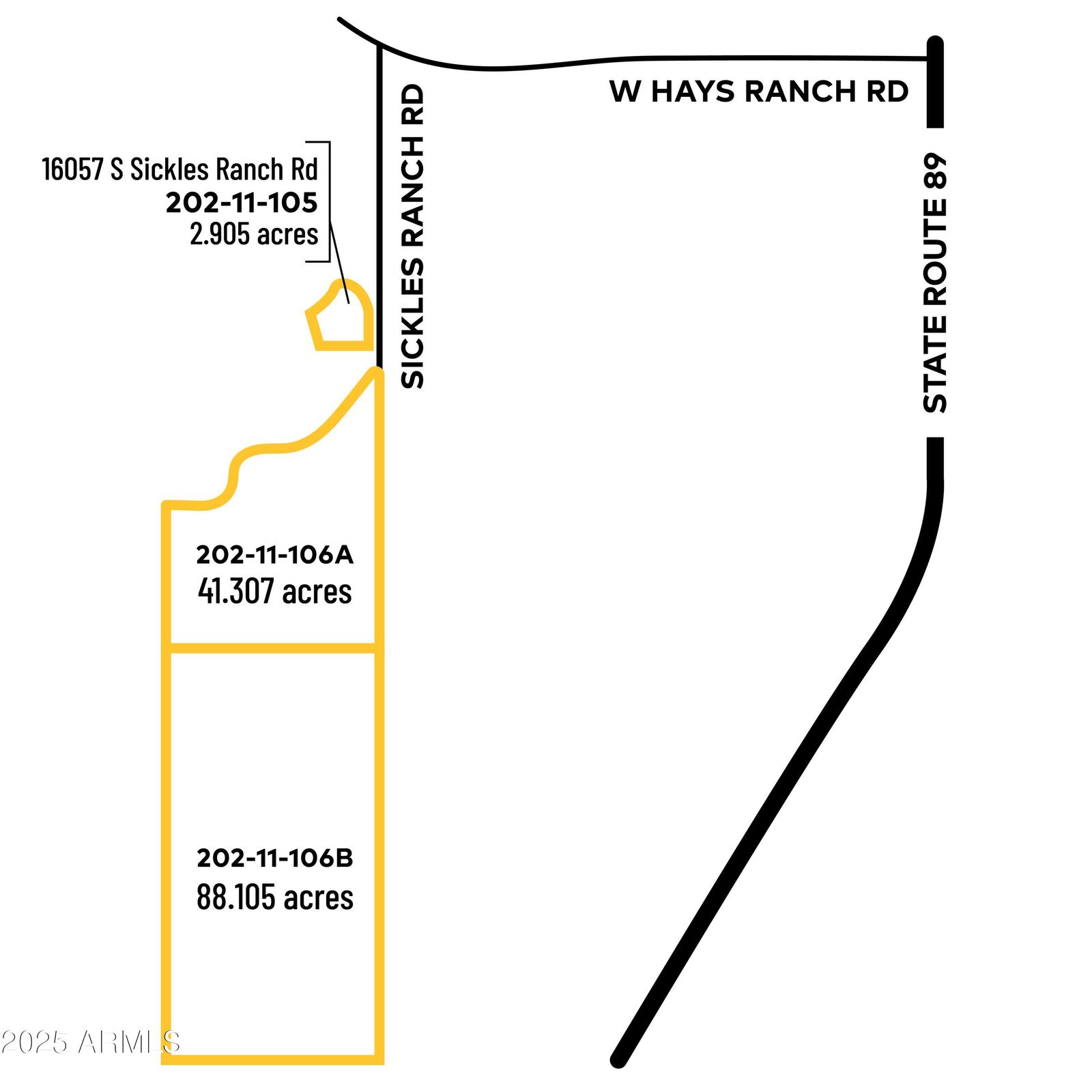 Property Photo:  129 Acres Sickles Ranch Radial 0  AZ 86332 