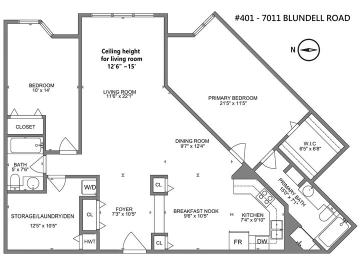 Property Photo:  7011 Blundell Road 401  BC V6Y 1J5 