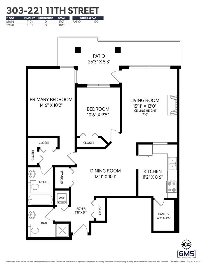 Property Photo: 221 Eleventh Street 303 BC V3M 4C8