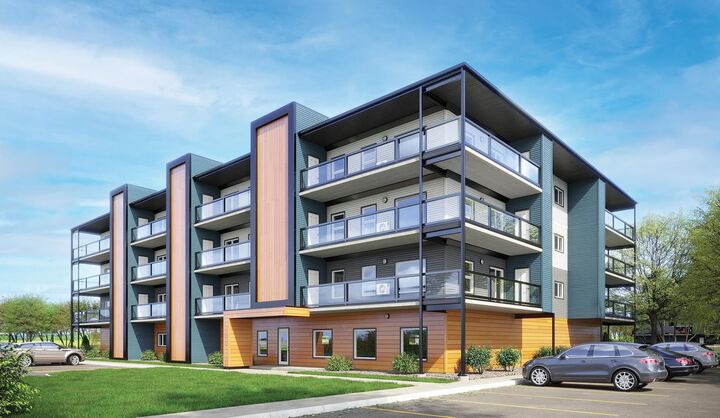 Property Photo: 21 Ranchlands Boulevard NE 201 AB T1C 0E2