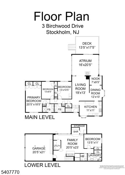 Property Photo:  3 Birchwood Dr  NJ 07460 