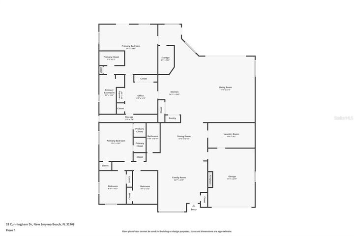 Property Photo:  33 Cunningham Drive  FL 32168 