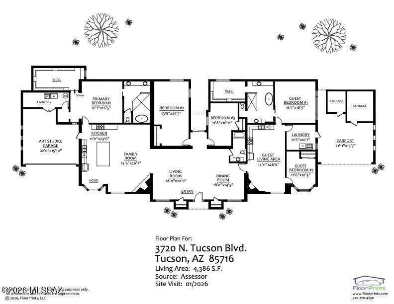 Property Photo:  3720 N Tucson Boulevard  AZ 85716 