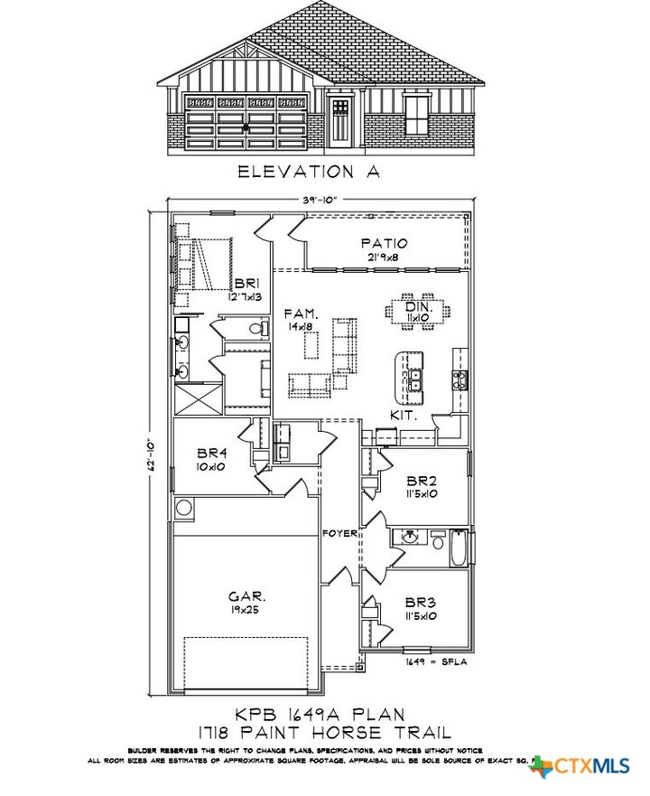 Property Photo:  1718 Paint Horse Trail  TX 76548 