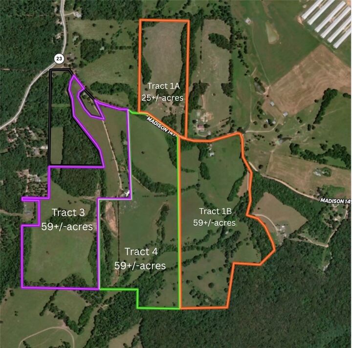 Property Photo:  Tract 1B Madison 1490 Street  AR 72740 
