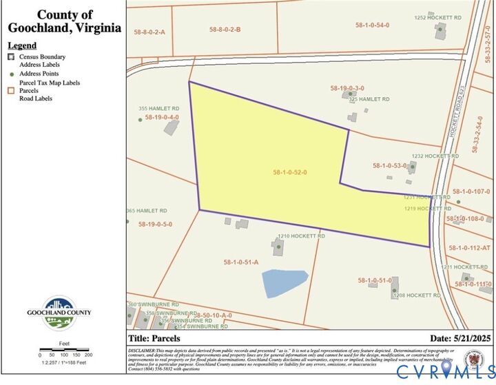 Property Photo: 0000 Hockett Road VA 23103