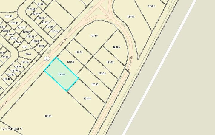 Property Photo: 12350 Dyer Street TX 79934