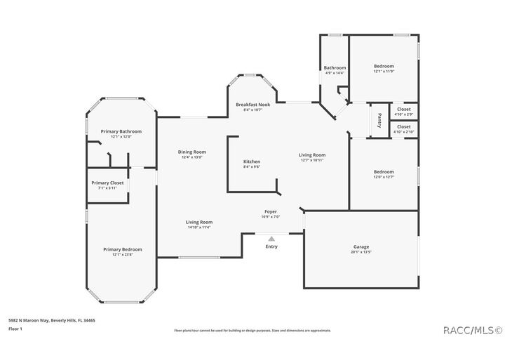 Property Photo: 5982 N Maroon Way FL 34465