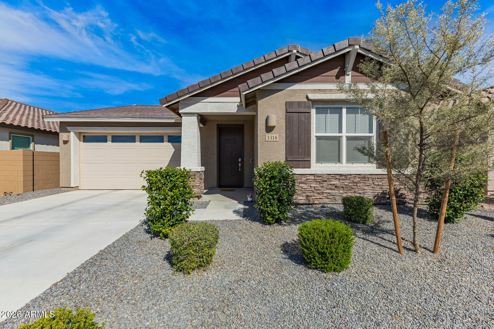 Property Photo:  3318 E Hayfield Way  AZ 85140 
