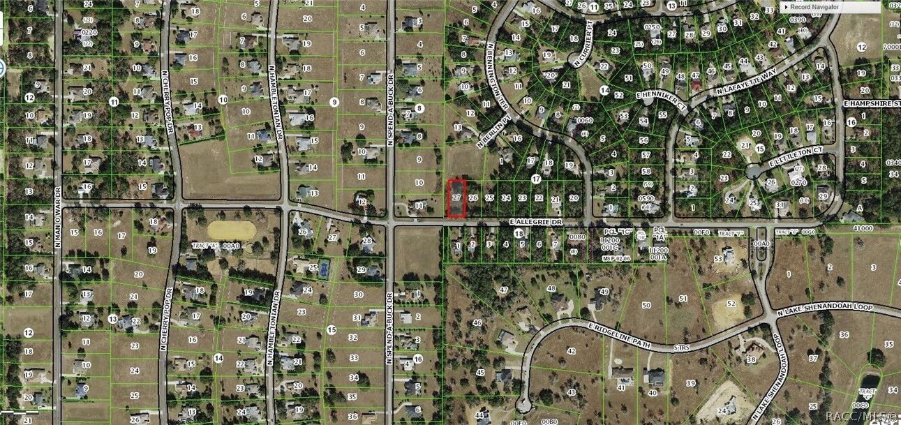 Property Photo:  1429 E Allegrie Drive  FL 34453 