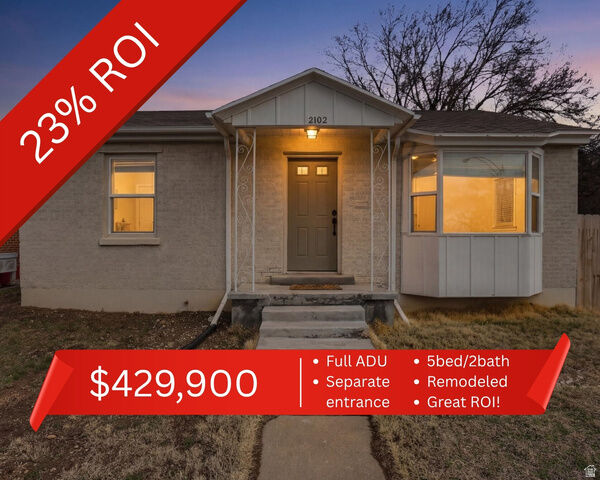 Property Photo: 2102 S Harrison Blvd E UT 84401