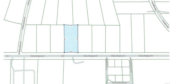 Property Photo:  Palm Canyon Dr Lots 283 & 284  CA 92004 