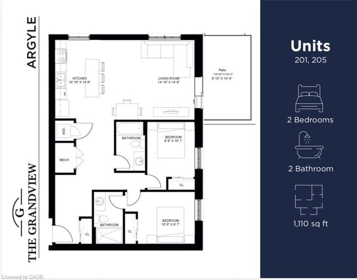 Property Photo: 80 Caithness Street W 201 ON N3W 1B2