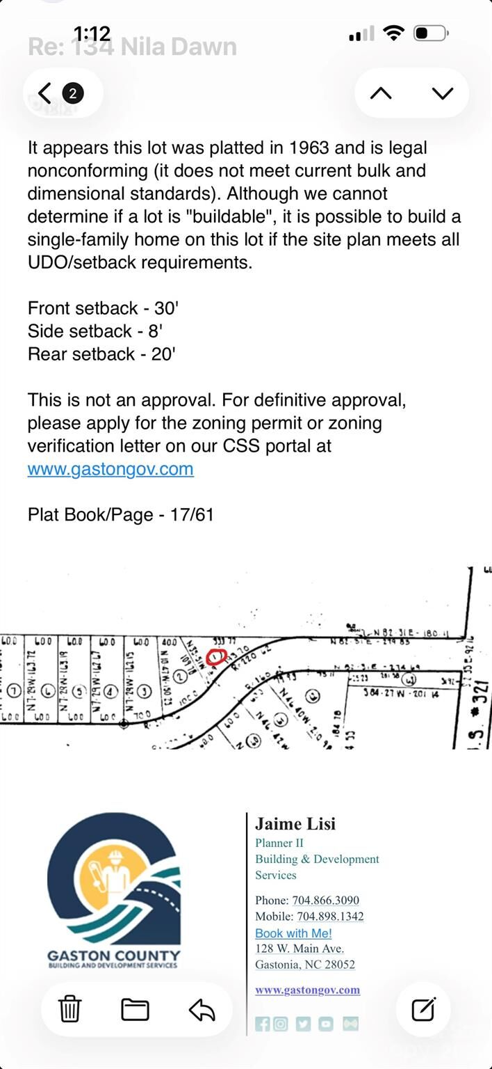 Property Photo:  134 Nila Dawn Avenue  NC 28052 