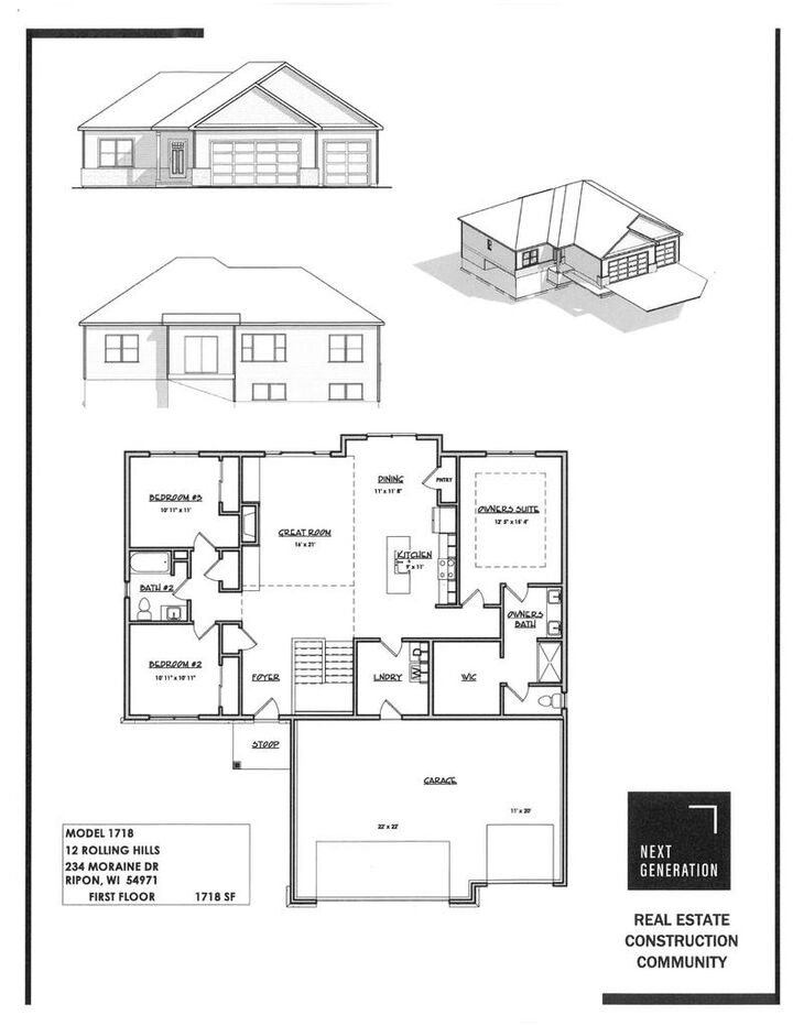 Property Photo:  234 Moraine Drive  WI 54971 