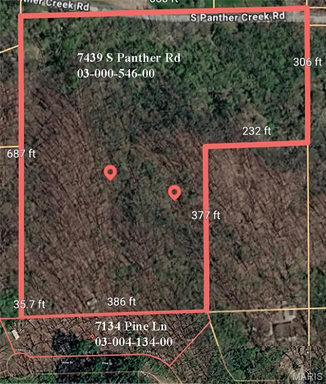 Property Photo:  7439 S Panther Creek Road  IL 62069 