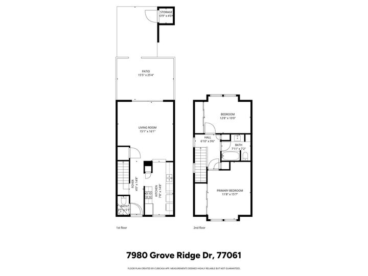 Property Photo:  7980 Grove Ridge Drive  TX 77061 