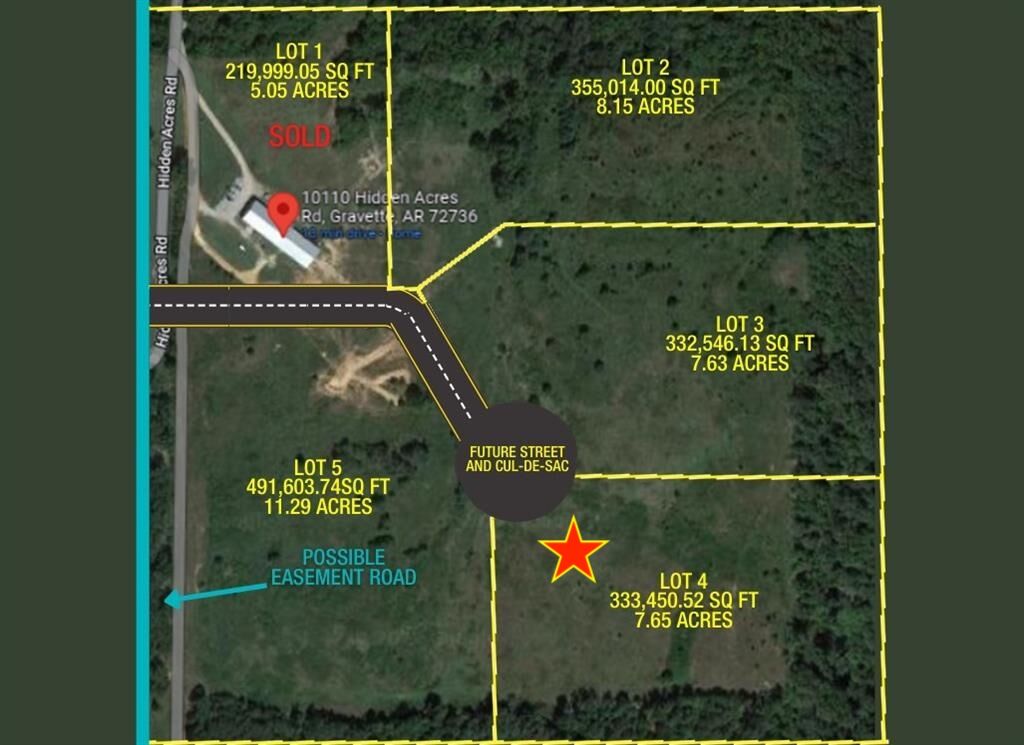 Property Photo:  Lot 4 Amelia Court  AR 72736 