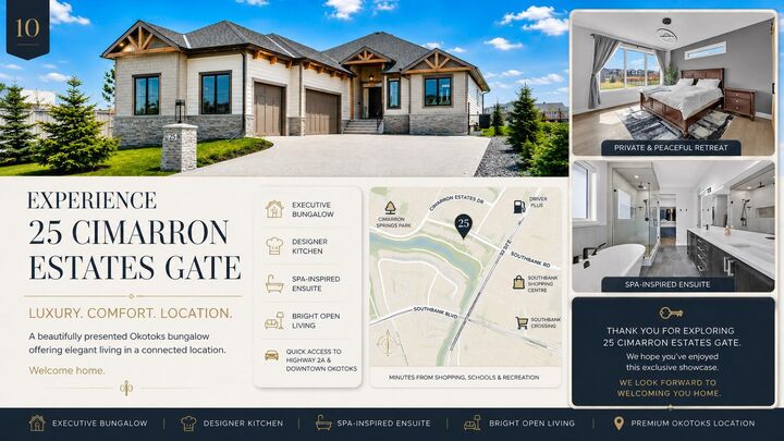 Property Photo: 25 Cimarron Estates Gate AB T1S 0M9