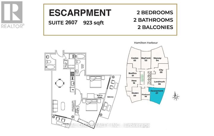 Property Photo:  20 George Street 2307  ON L8P 0C4 
