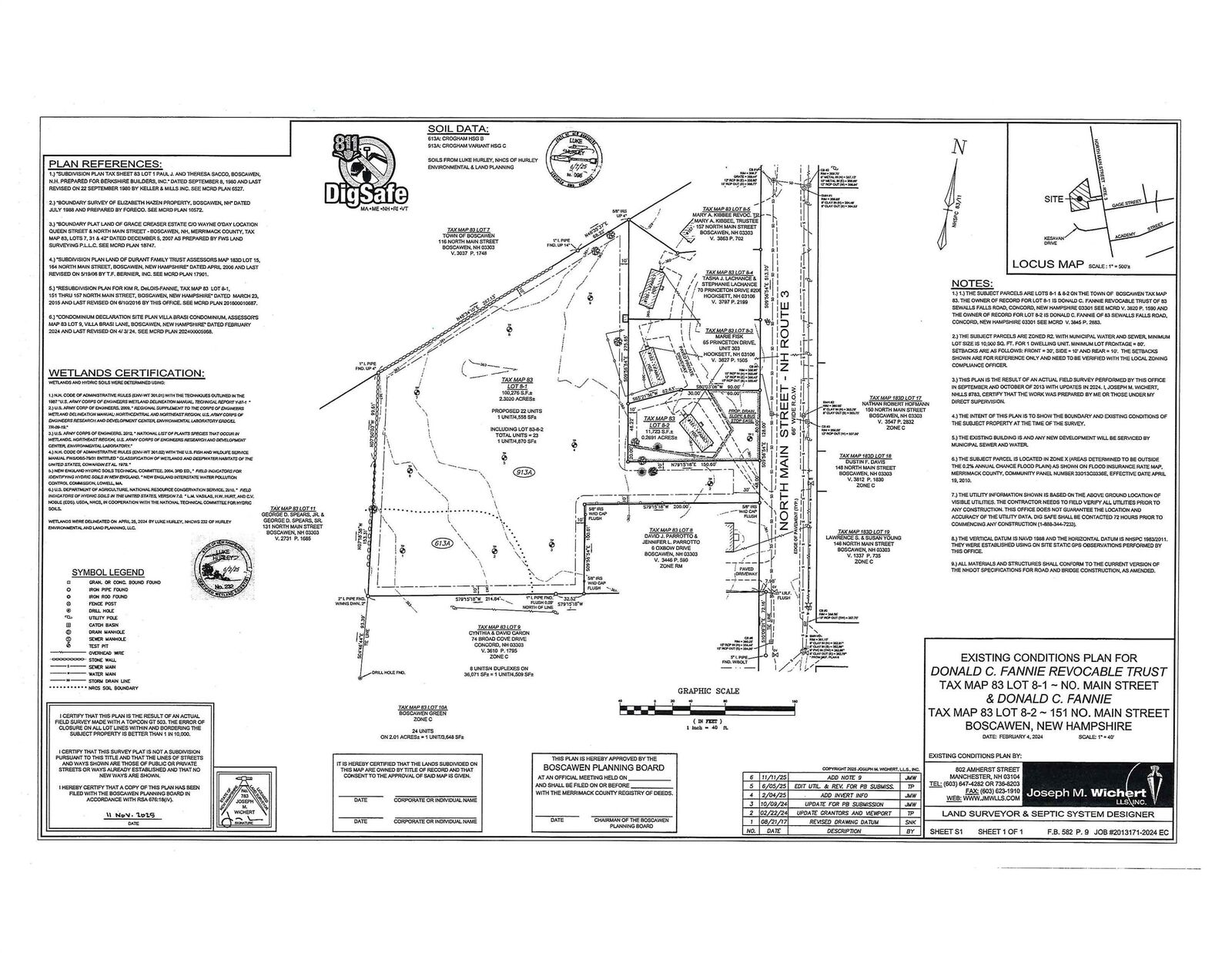 Property Photo:  Lot 83-8-1 North Main Street  NH 03303 
