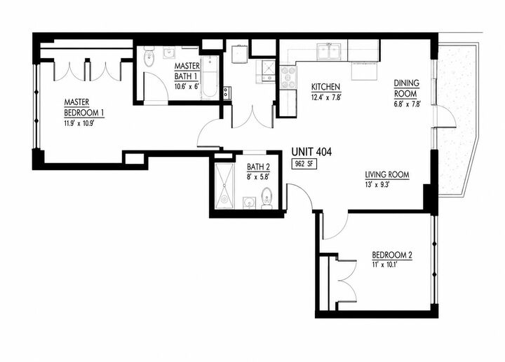 Property Photo:  1101 Grand St 404  NJ 07030 