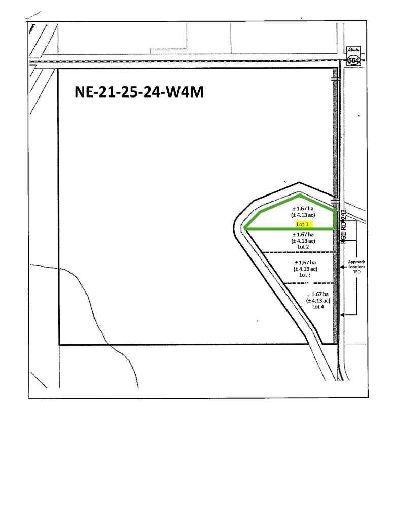 Property Photo: Lot 1 Range Road 243 &Amp Hwy 564 AB T1P 0L1