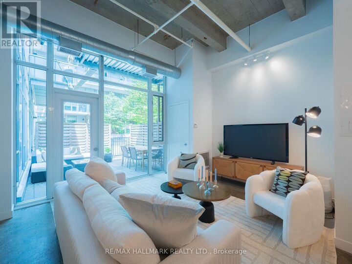 Property Photo: 201 Carlaw Avenue 112 ON M4M 2S3